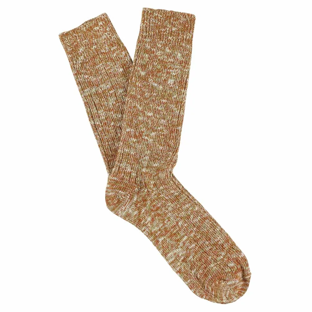 Melange Socks Brick