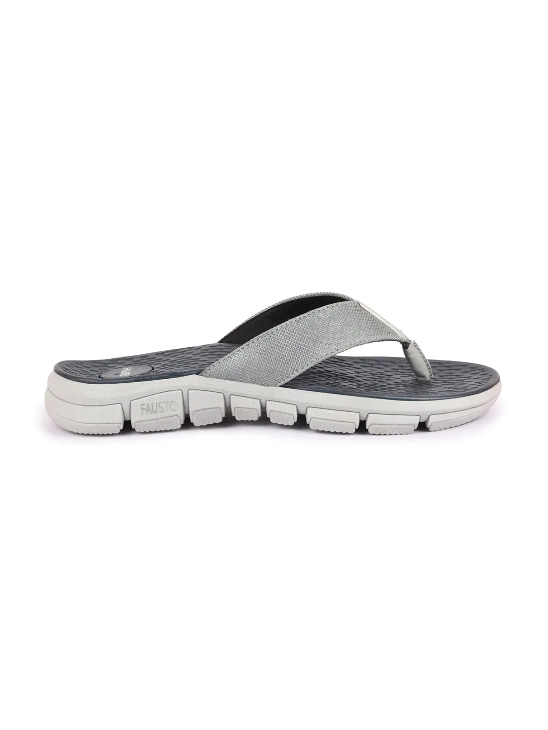 Men Grey Phylon Sole Flexible Ultrasoft Outdoor & House Slippers