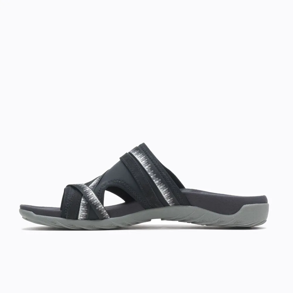 'Merrell' Women's Terran 3 Cush Post Sandal - Black (Wide)