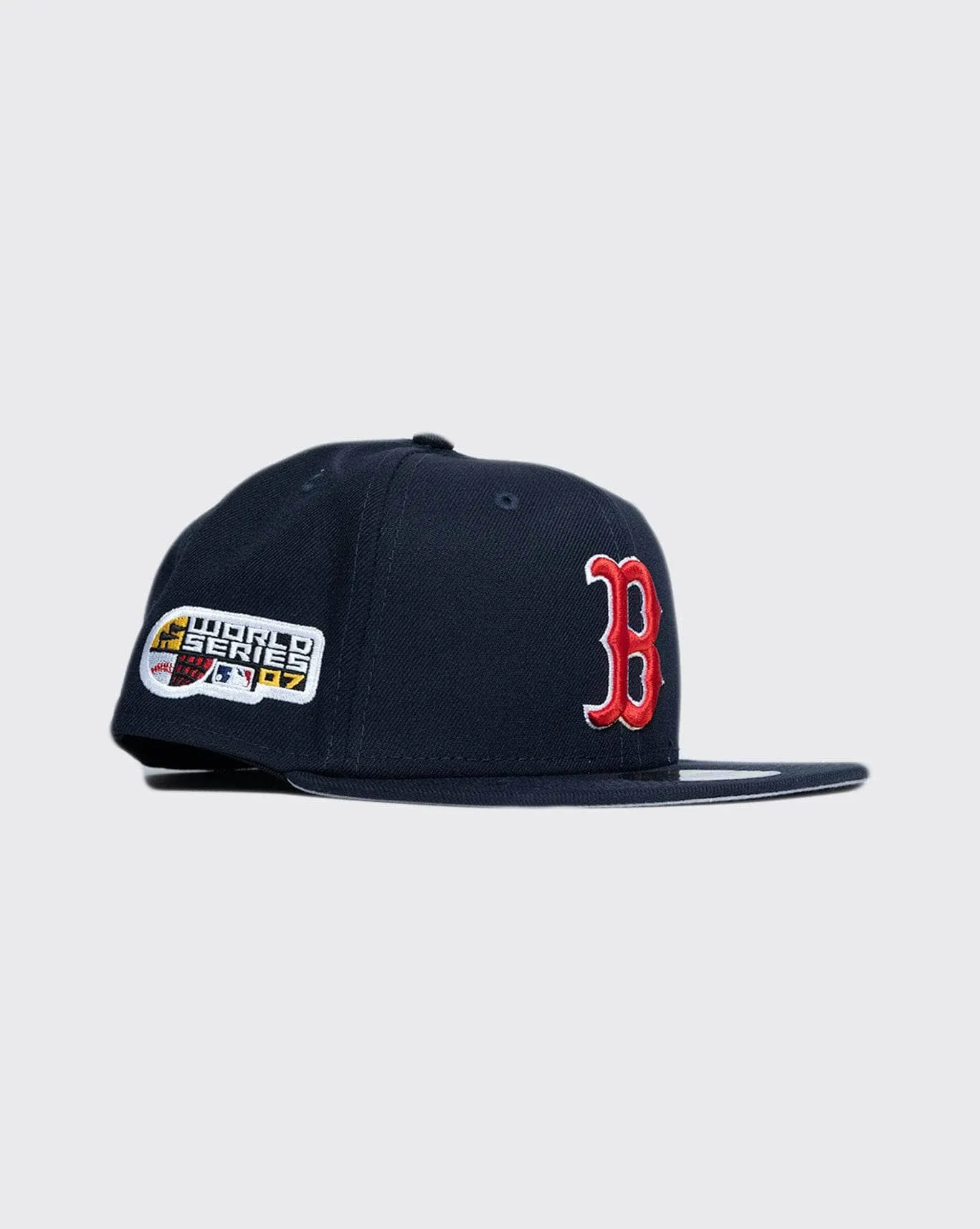 new era 5950 boston red socks side patch fitted