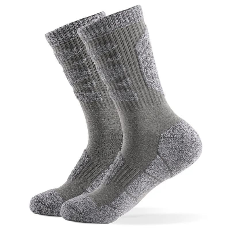 Outdoor Mountaineering Running Hiking Socks Sweat-Absorbent Knee-High Sports Socks