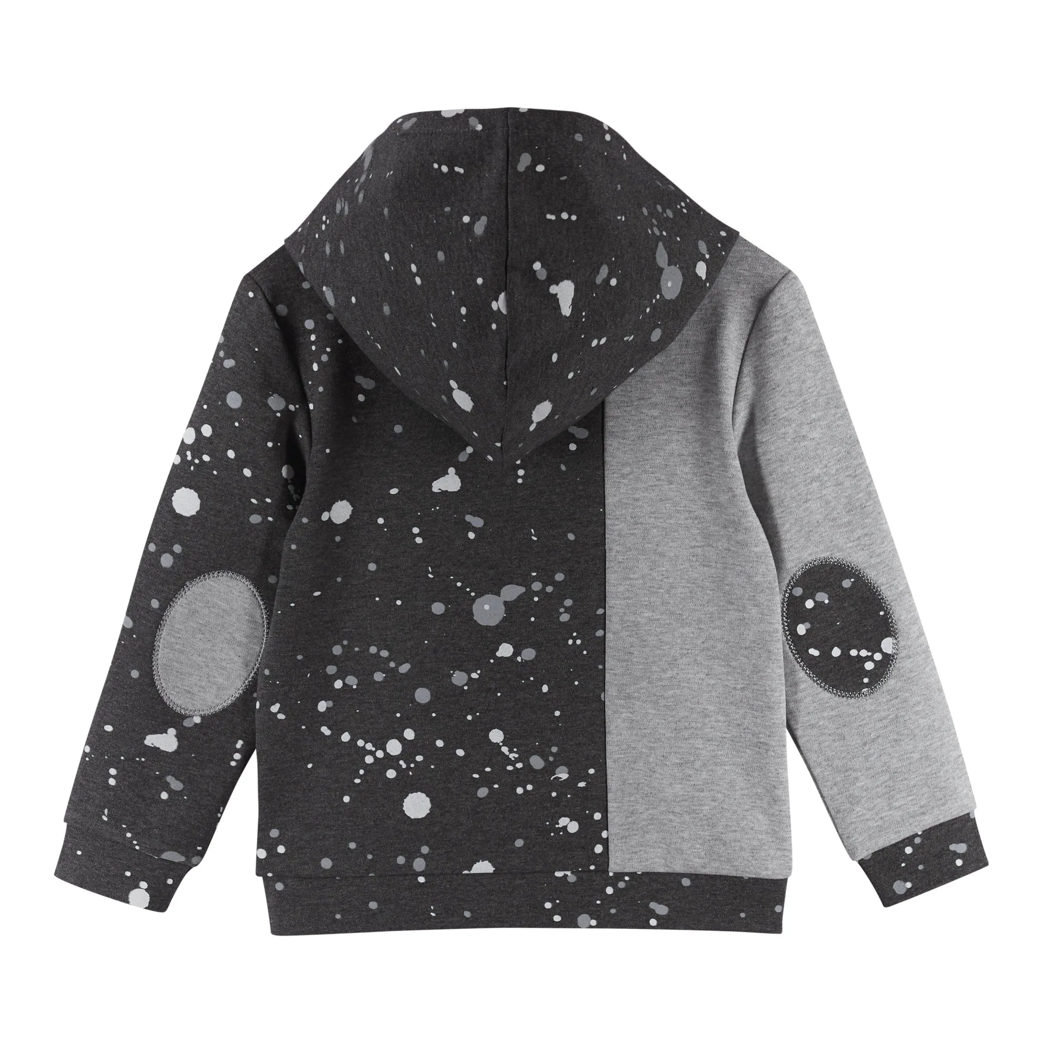 Paint Splatter Sweatshirt | Black & Grey