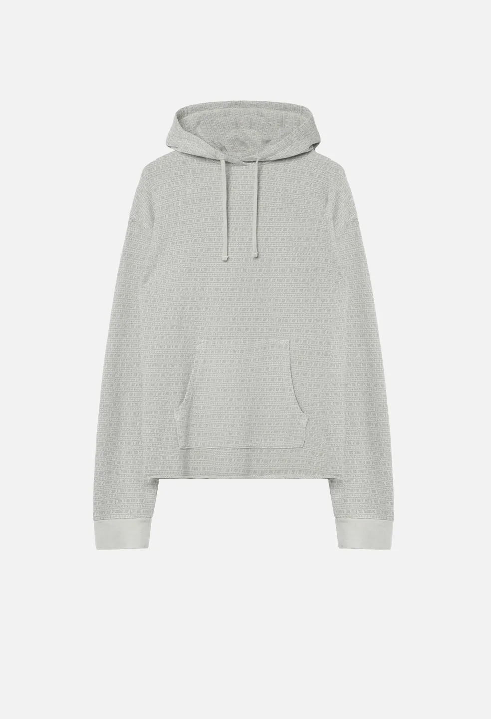 Raw Edge Jacquard Pullover / Dust