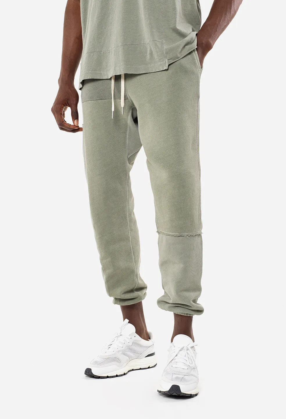 Reconstructed LA Sweatpants / Washed Sage