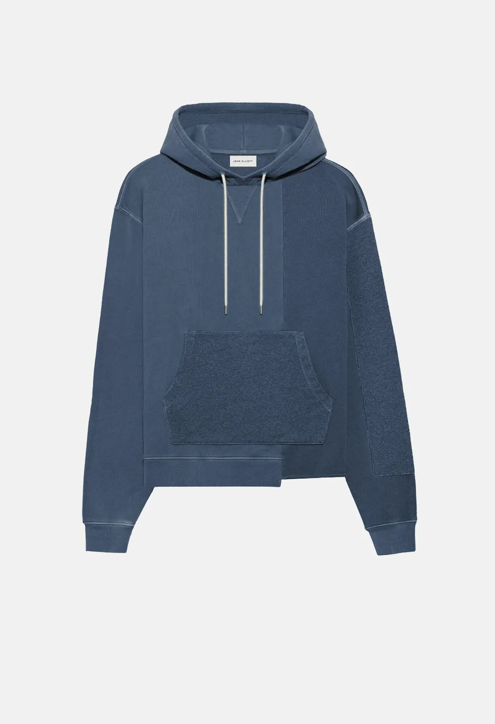 Reconstructed Vintage Hoodie / Washed Navy