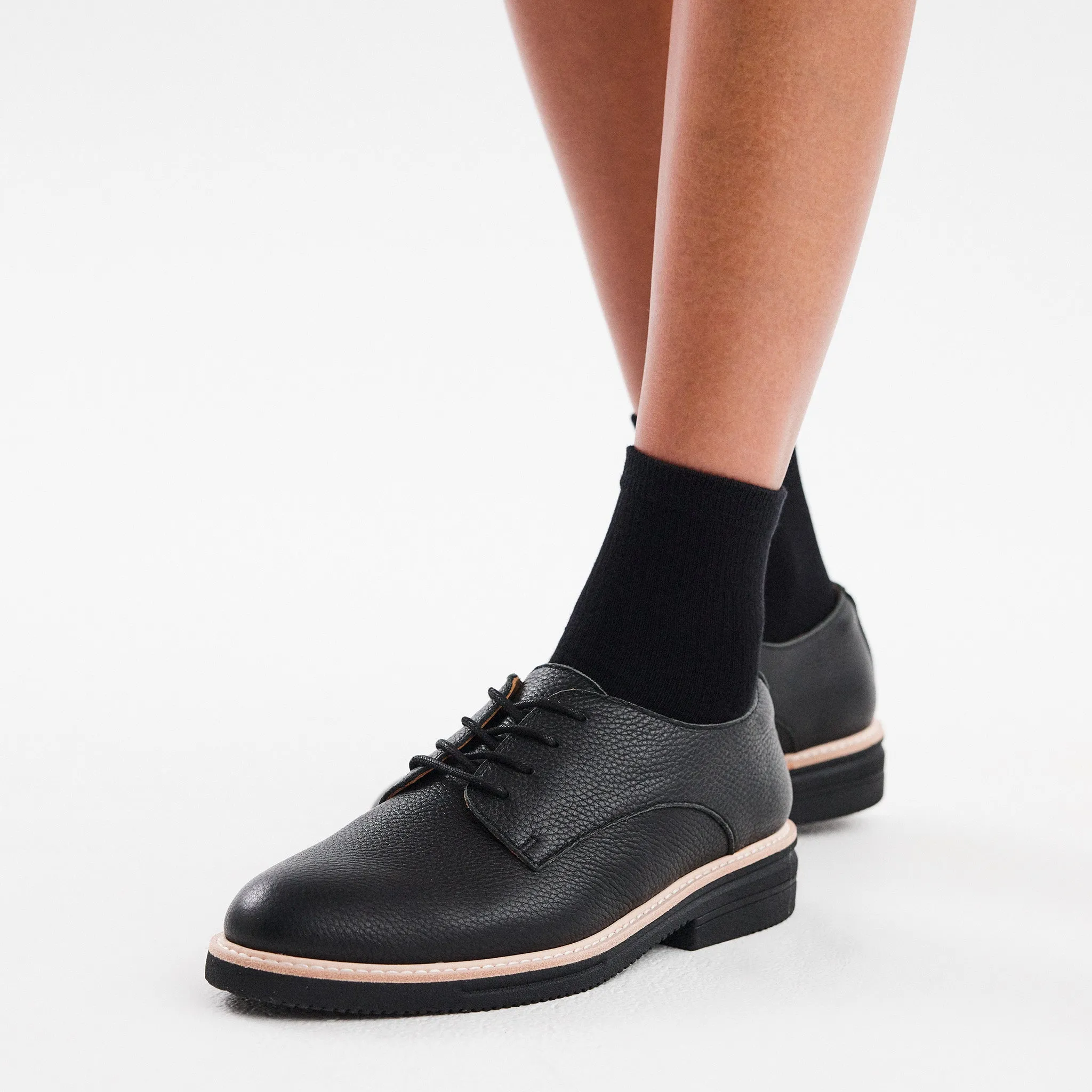 Rollie Nation Quarter Ribbed Socks Black