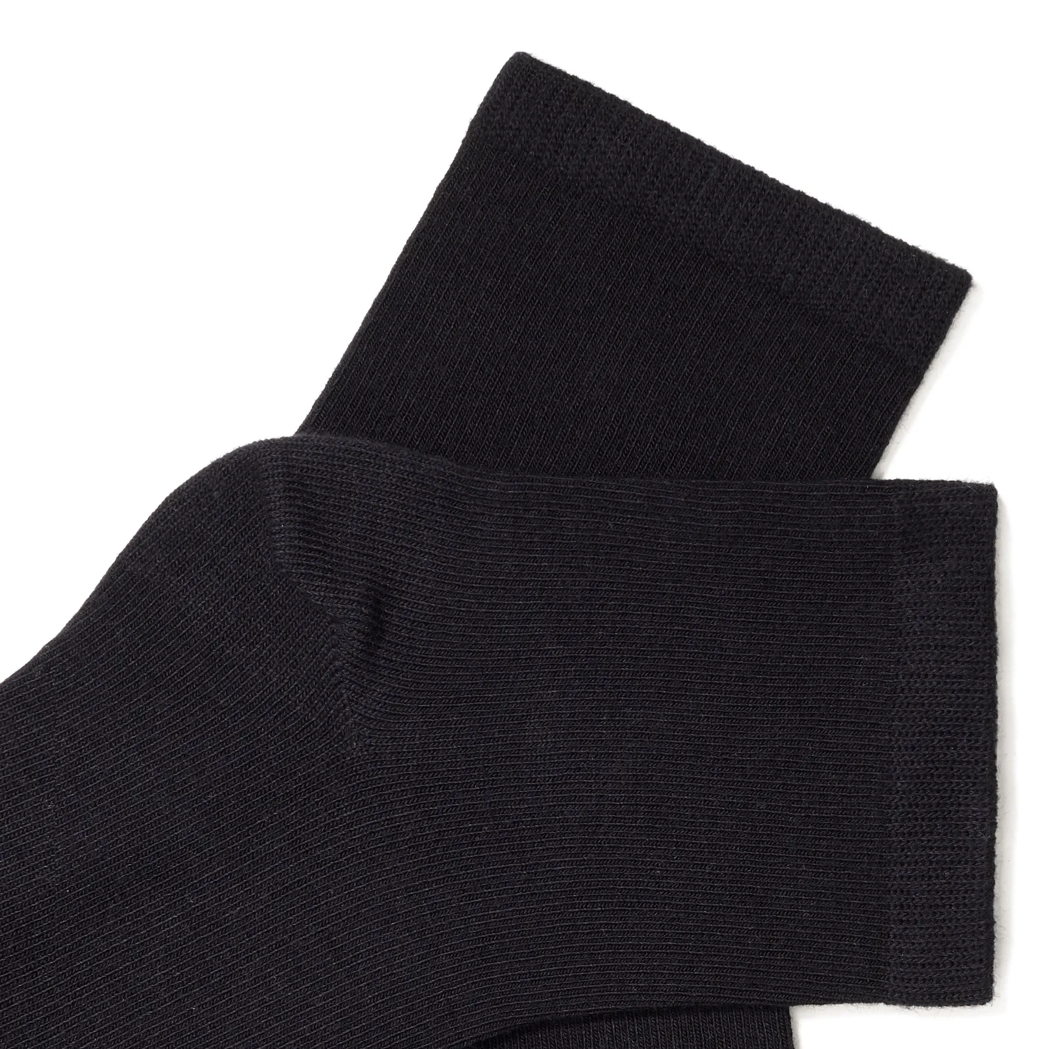 Rollie Nation Quarter Ribbed Socks Black