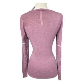 RJ Classics 'Natalie' V-Neck Sweater in Dusky Orchid - Women's XS