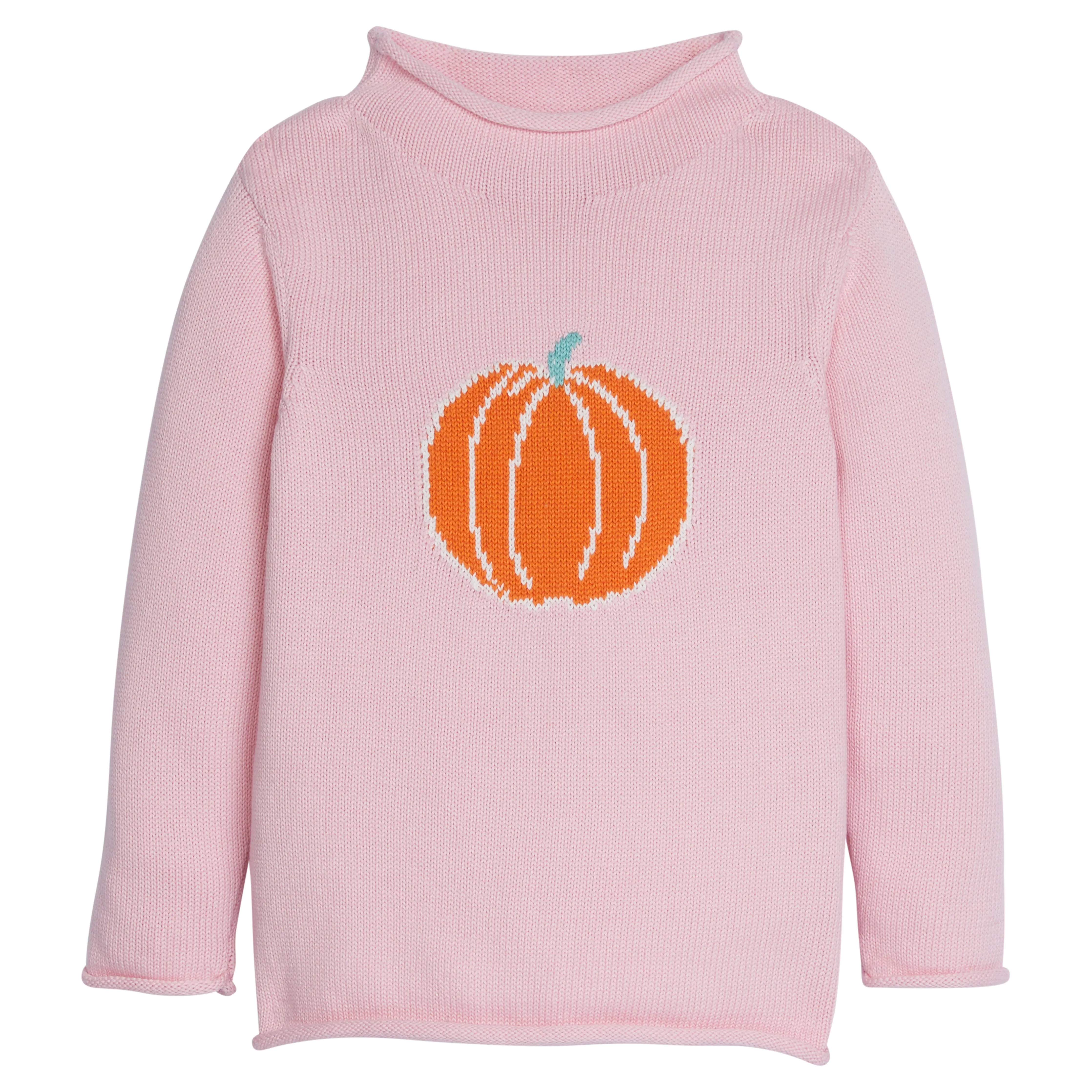 Roll Neck Sweater - Pink Pumpkin