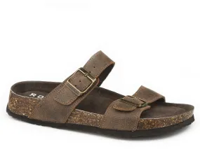 'Roper' Women's Jezebel Two Strap Sandal - Brown