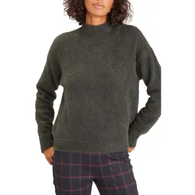 Sanctuary Women's Plush Mock Neck Sweater - FOREST