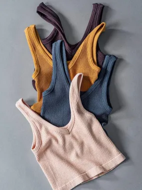 Seamless Crop Tank Top