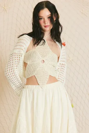 Sheer Crochet Bolero