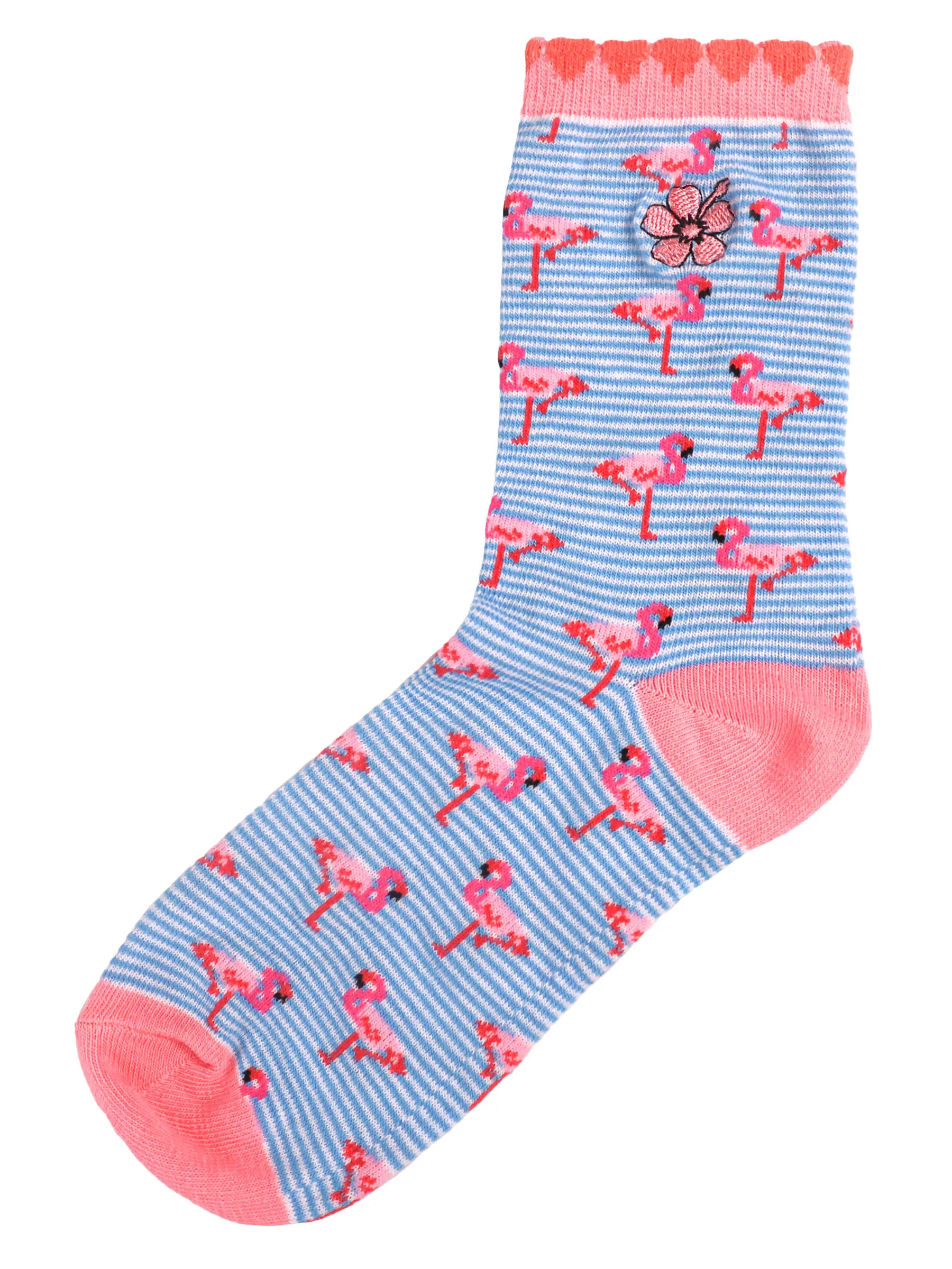 Simply Southern Personality Crew Socks With A Flamingo Print - Express Yourself with Style and Comfort