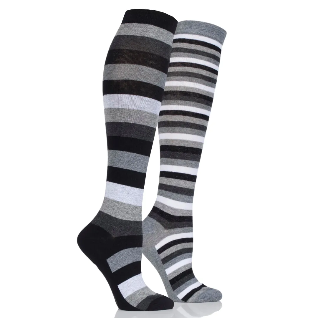 Storm Bloc Ladies Light Weight Jacquard Stripe Socks