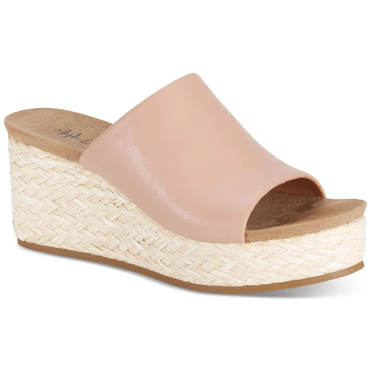 Style & Co. Womens Larissaa Faux Leather Slip On Espadrilles