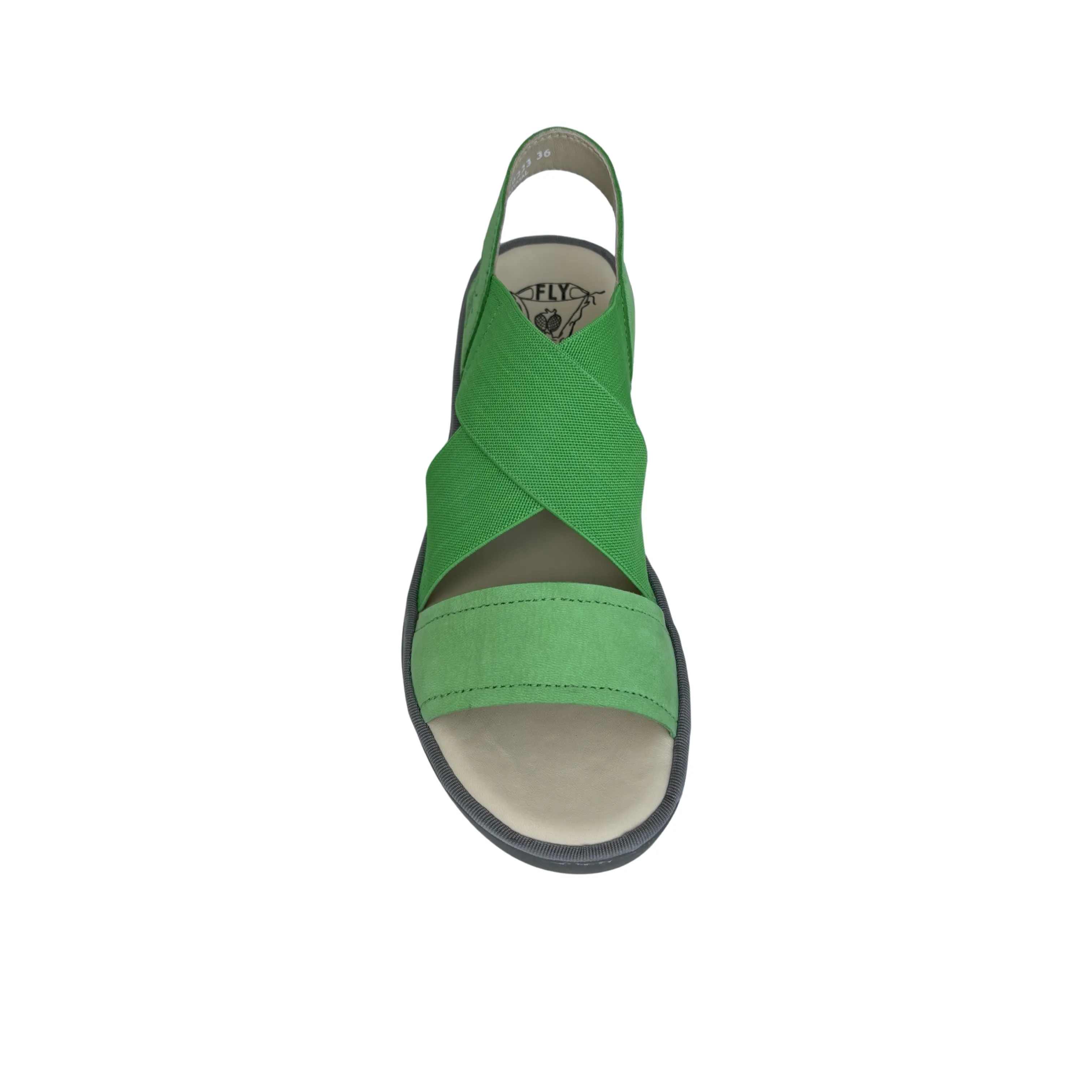 TAJI502 Green Crossover Sandal