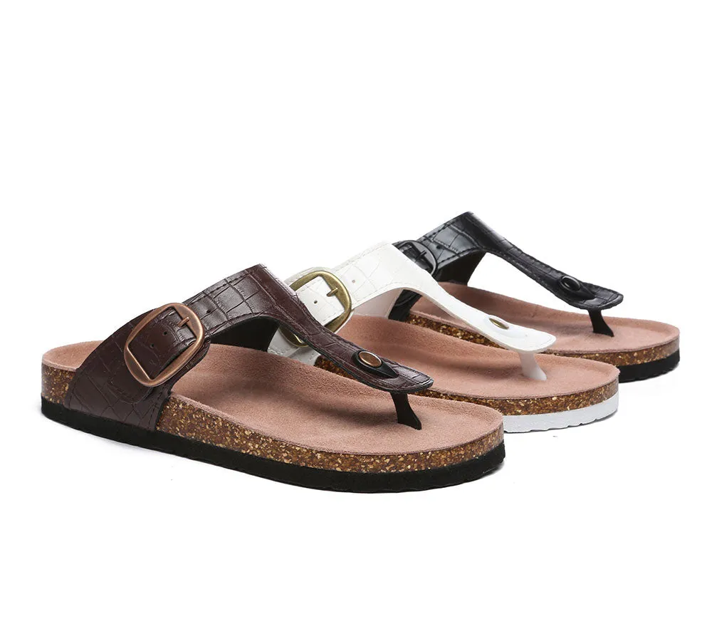 TARRAMARRA Embossed Summer Beach Unisex Slip-On Lindsay Sandals