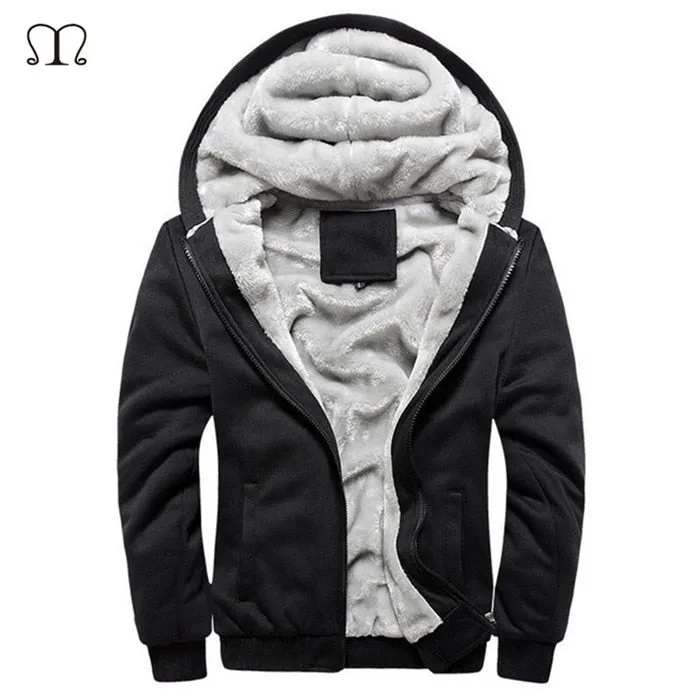 Tracksuit Men Sporting Fleece Thick Hooded Brand-Clothing Casual Men