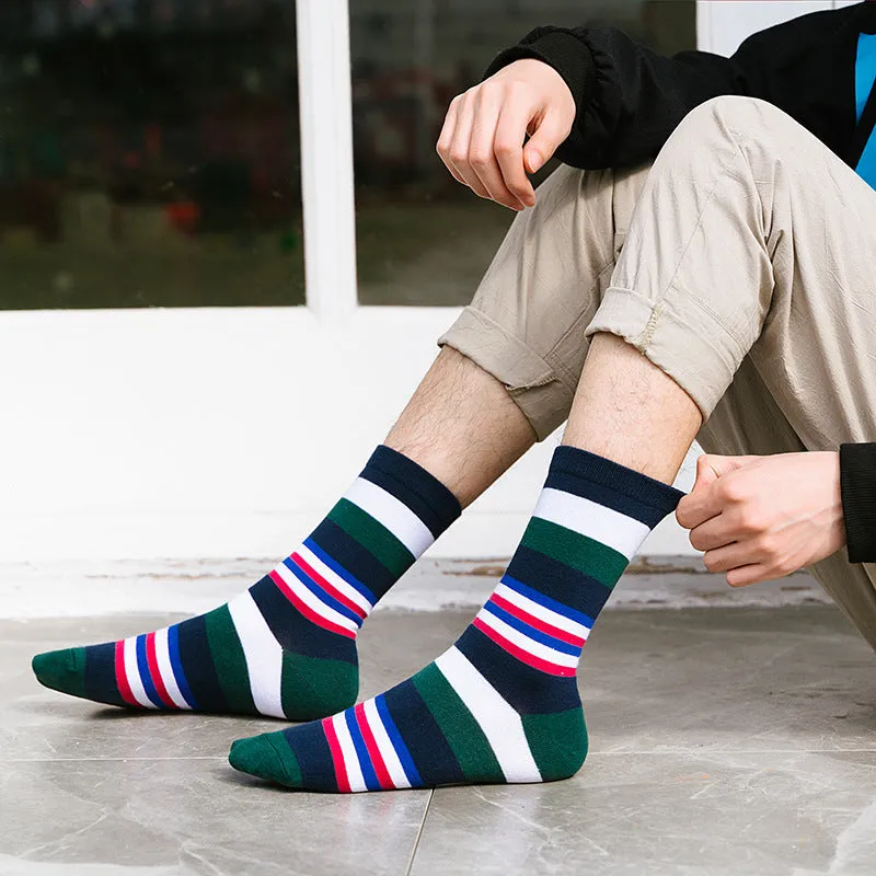 Tube Socks Retro Style Pure Cotton Socks