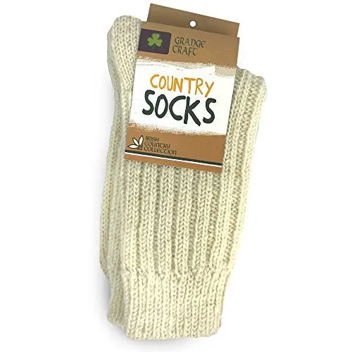 Unisex 100% Country Irish Wool Socks