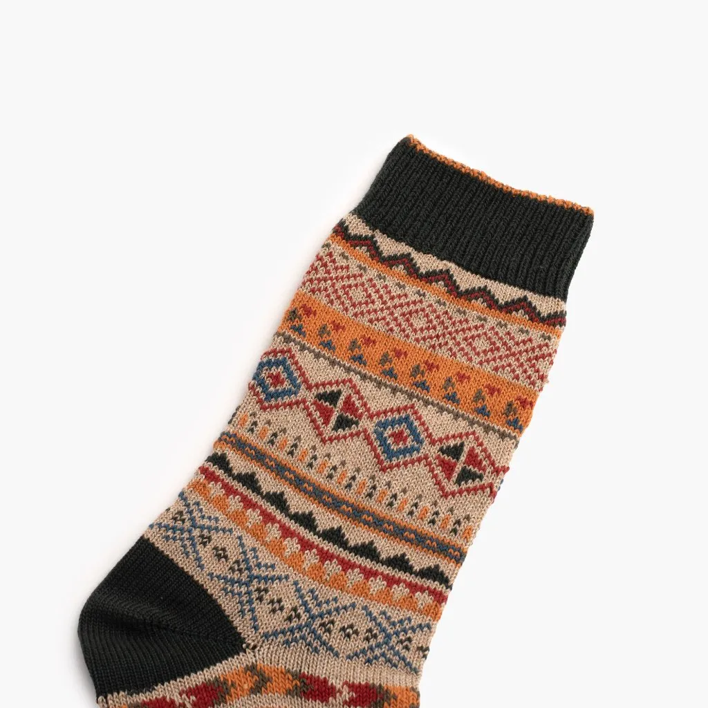 Women's Sodello Geo Sock | Ginger Spice