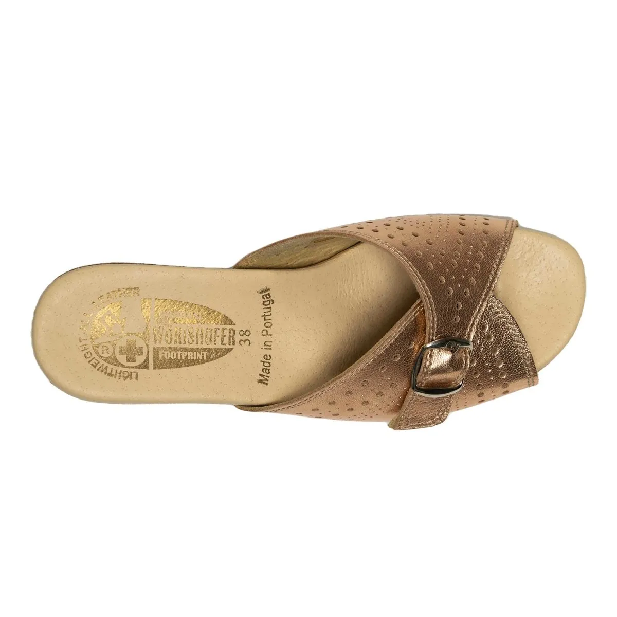 Worishofer Women's 251 Slide Copper Leather