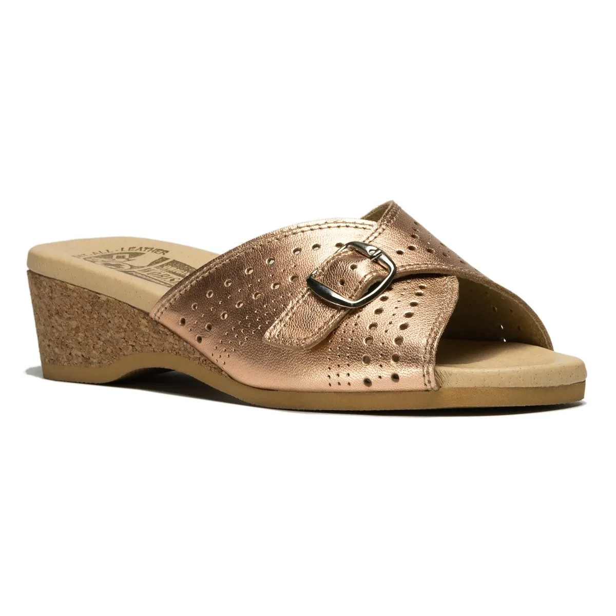 Worishofer Women's 251 Slide Copper Leather